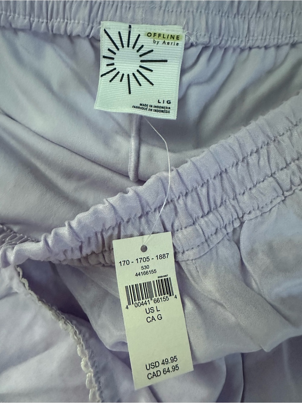 aerie OFFLINE Lilac Athletic Shorts